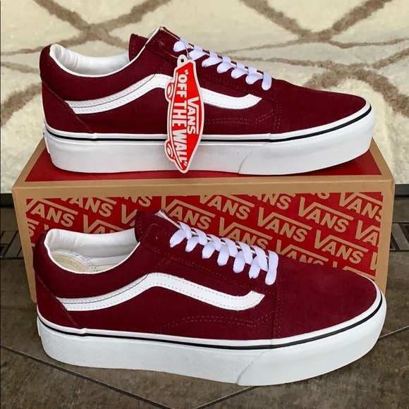 ••VANS OLD SKOOL PLATFORM Port Royale/True White W - Picture 2 of 16